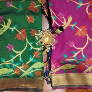 KATAN SILK FANCY SAREE